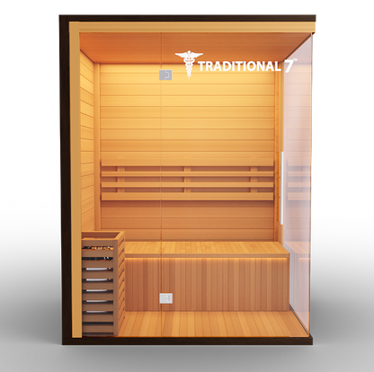 3 Person Home Steam Sauna | Traditional 7™