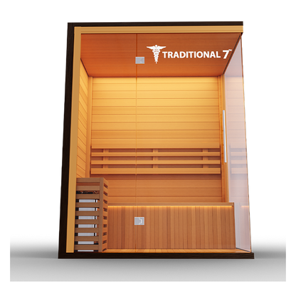 3 Person Home Steam Sauna | Traditional 7™