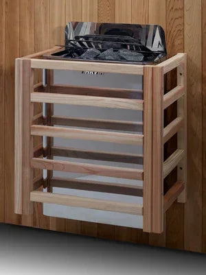 Golden Designs Toledo Hybrid Sauna (Indoor) Full Spectrum and Harvia Traditional Stove | GDI-8360-01 Toledo | 6 Persons
