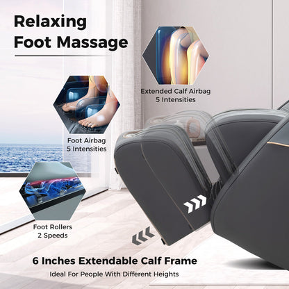 Relaxation 38 - Full Body Massage Chair with Airbags and Heater