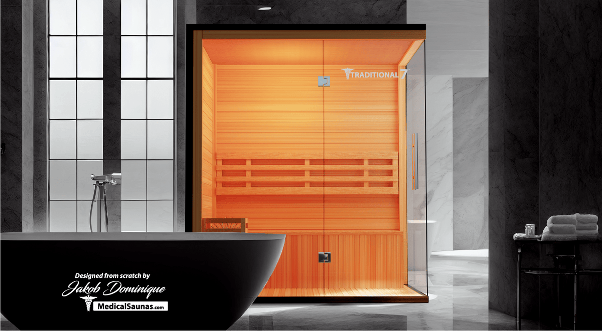 3 Person Home Steam Sauna | Traditional 7™