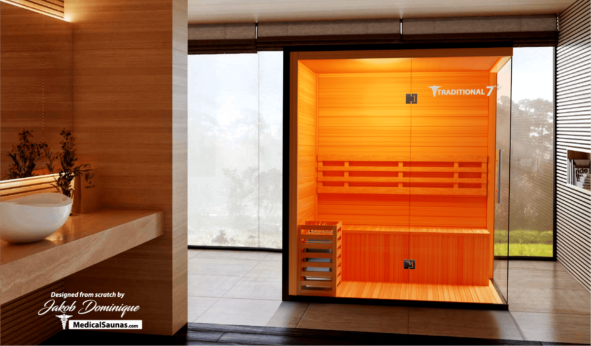 3 Person Home Steam Sauna | Traditional 7™