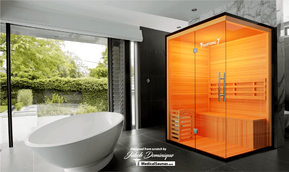 3 Person Home Steam Sauna | Traditional 7™